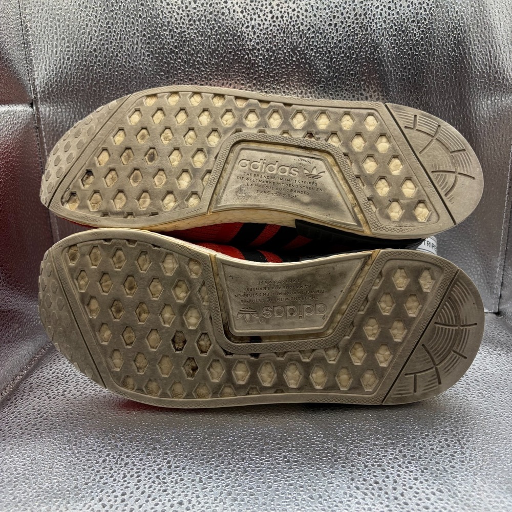 Size 9 Adidas NMD_R1 Core Red Black Mens Lace-Up Comfort Running Shoes‎ BB2885 - Picture 9 of 9